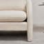 Canapé 28,35 po en agneau 1 place - Structure en bois massif, accoudoirs courbés et pieds en caoutchouc avec coussin inclus pour les petits espaces-966558706