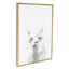 «Alpaca Portrait» par Simon Te, impression sur toile encadrée-1508993496-1565500853