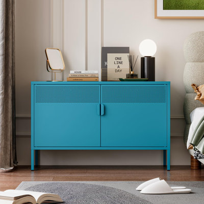 2 Door Metal Accent Cabinet by Latitude Run