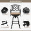 Tabouret de bar pivotant en aluminium 29,7 po avec coussin Sunbrella-828132701