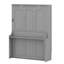 Murphy Bed With Desk,LED Lights And USB Charging Station-1546907591