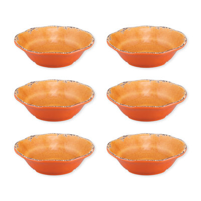 Aspers 6 Piece Melamine Salad Bowl Set
