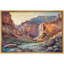 «Colorful Canyon River», reproduction d'art sur toile encadrée, impression sur toile-483863396-483863393