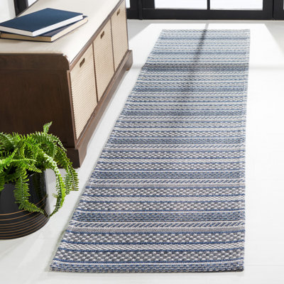 Tapis rayé en coton Martha Stewart