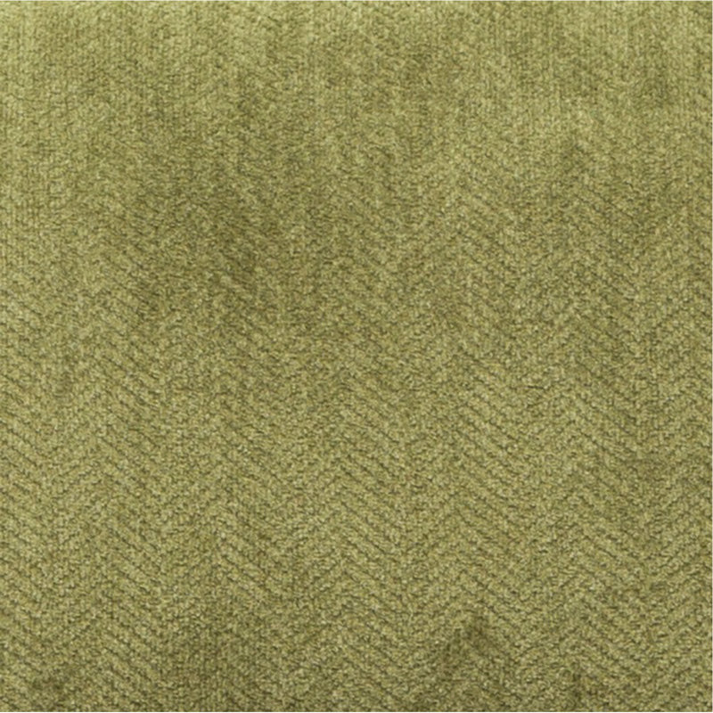Fauteuil d'appoint contemporain sans accoudoirs en tissu chenille vert, Green