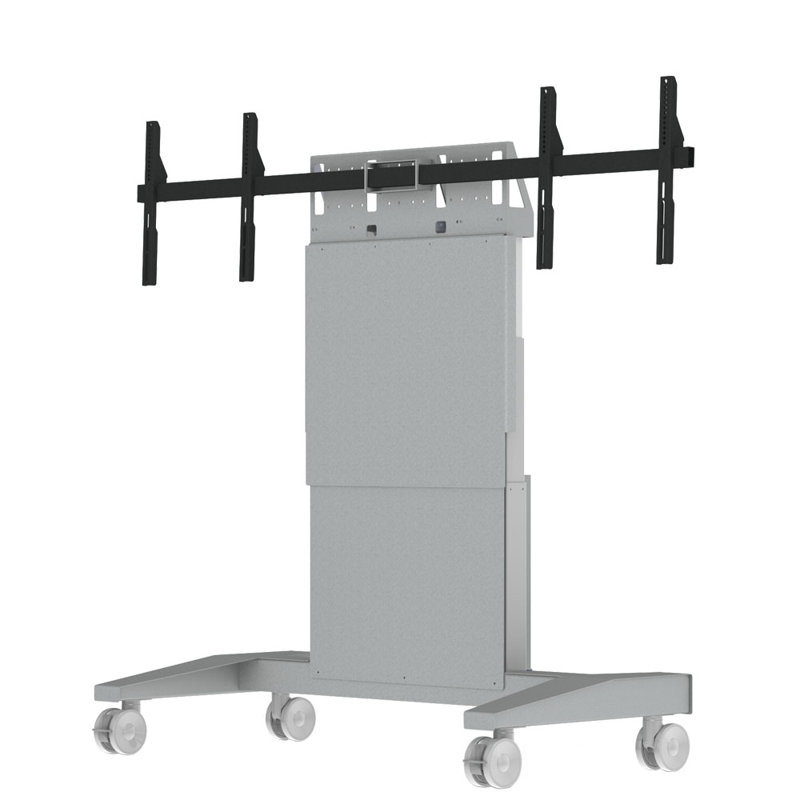 Support de plancher fixe 84 po avec écran pour 84 lb, pouvant supporter jusqu'à 290 lb
