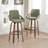 Benno 3-Piece Swivel Upholstered Counter Stool Set-2132190335-2132190328