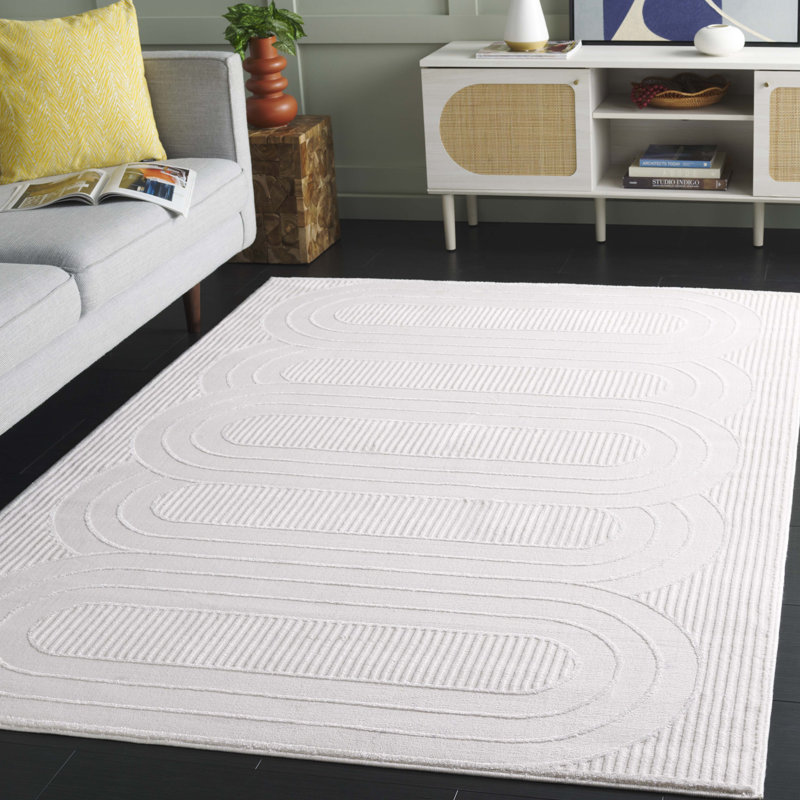 Kaillan Performance Abstract Rug, Rectangle 5'3" x 7'6"