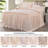 Sinclair French Country Chic Ruffle Skirt Bedspread Set-83702251-73895829