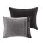 Édredon en faux suède gris 7 pièces-121299460-121299462
