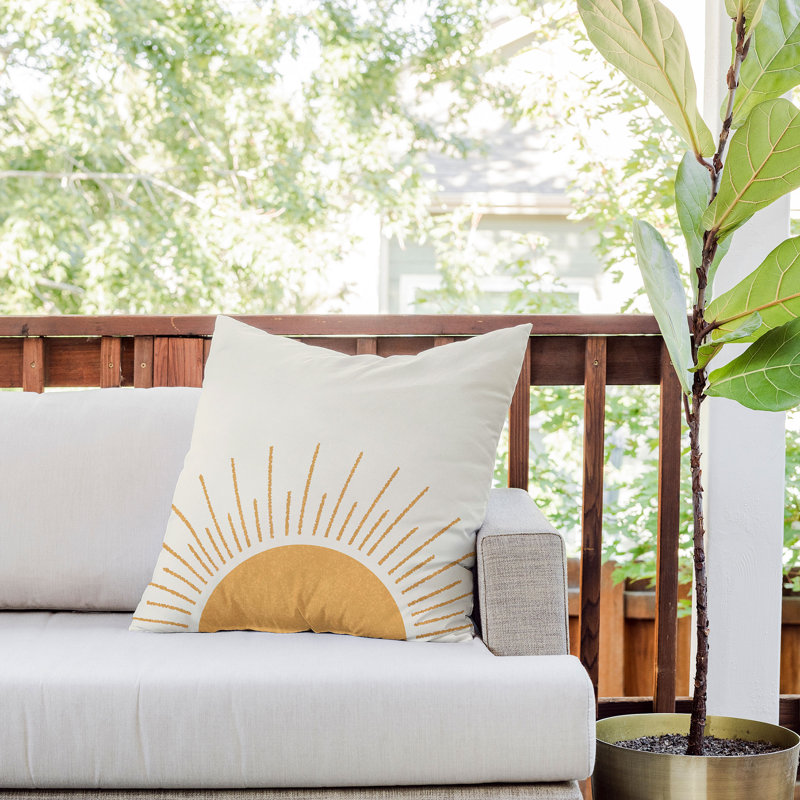  Geometric Shape Throw Pillow, 20" x 20"