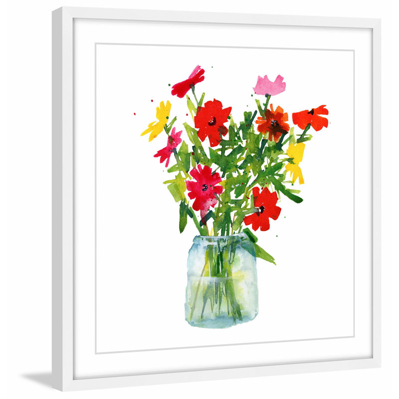 Lindsay Megahed - Single Picture Frame Painting, 51cm H x 51cm W
