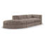 Demars Velvet Performance Fabric Upholstered 3Pc. Modular Sectional-414627786-414627893