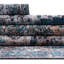 Tapis bleu / gris en chenille de style oriental Gutshall-832188369