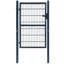 Elwell 250cm H x 103cm W Grey Metal Gate