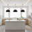 24 Inch Diameter Integrated Led Black Pendant