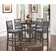 Jackins 4 - Person Round Solid Wood Dining Set