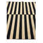 Tapis noir et blanc 5 x 8