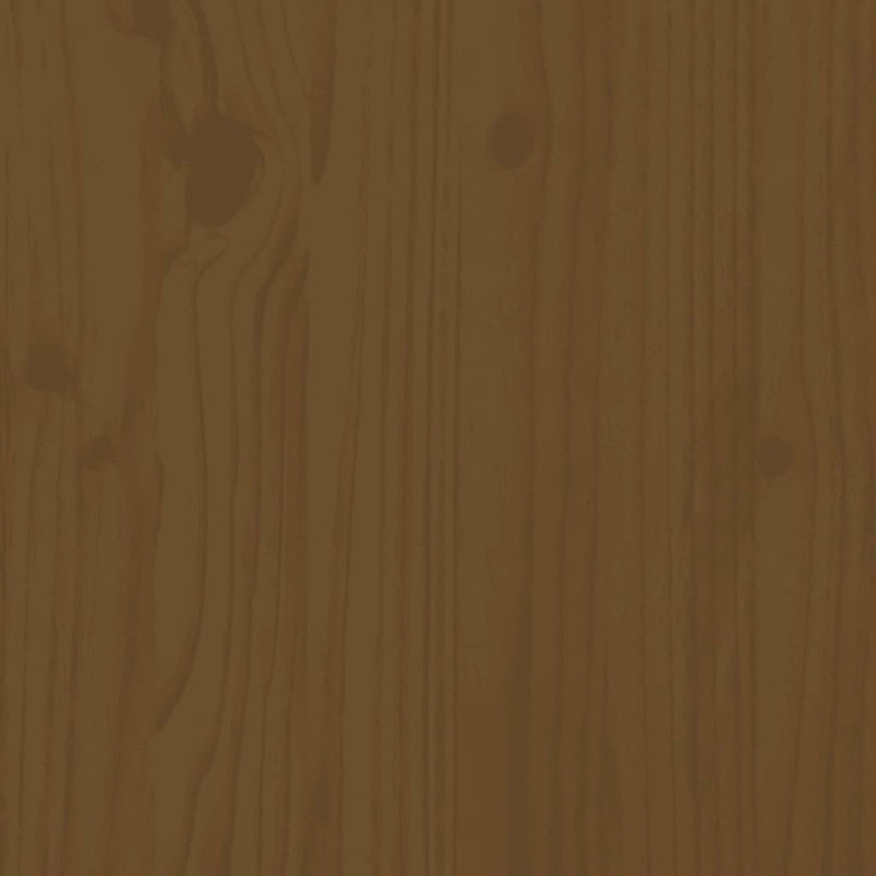 Messinger Solid Wood Headboard, 126 x 100 cm, Brown