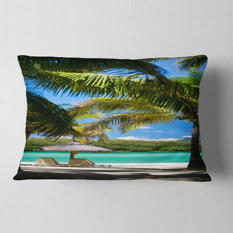 Tropical Paradise - Beaches Printed Throw Pillow