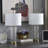 Brokk 23.75" Metal Glass Table Lamp Set-973436662