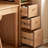 Small solid wood bookcase