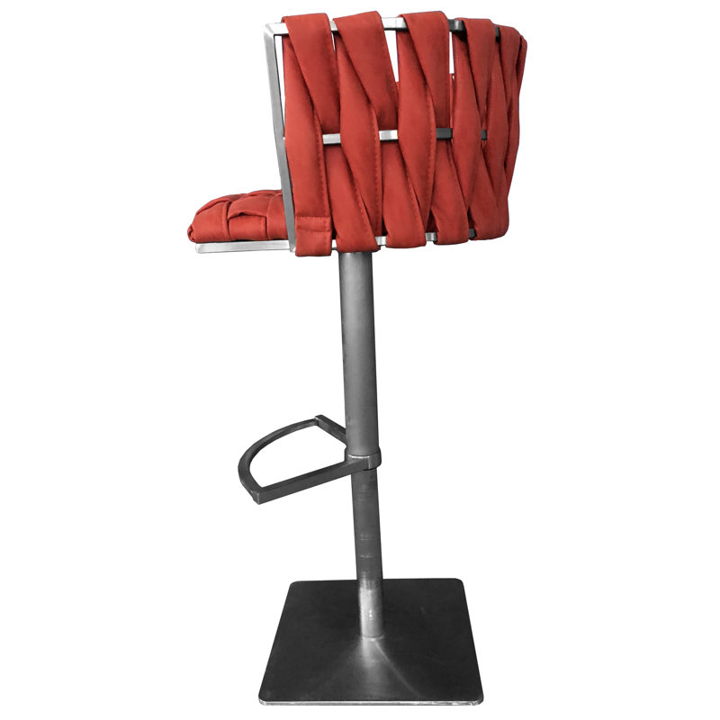 Tabouret de bar réglable Doory, Rubis