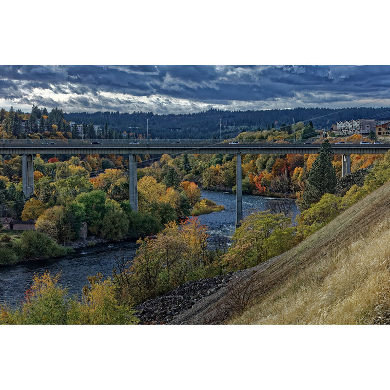 Laduke Spokane River par Thomas Kelly - photographie sur toile tendue, H 8 po x l 12 po