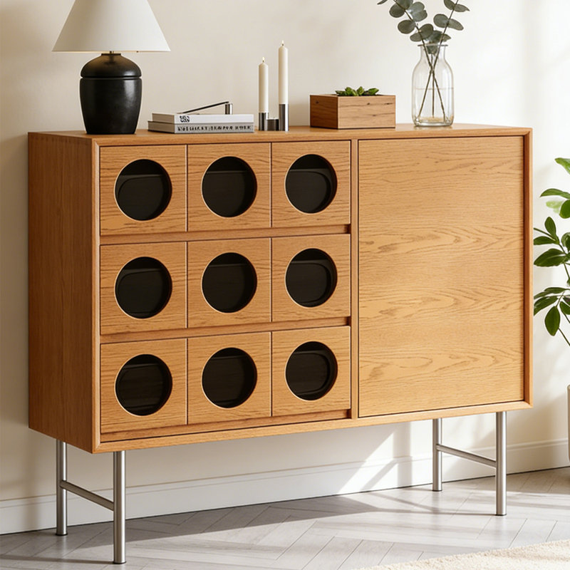 Armoire d'appoint de style rétro moderne