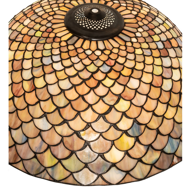 20" Wide Tiffany Fishscale Shade