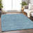 Premium Machine Washable Prisco Teal Rug-234883152