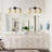 3-Light Bulbs Rustic Farmhouse Plastics Bamboo Vanity Light