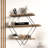 Corwin Diamond Geometric Handmade Floating Shelf