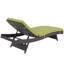 Chaises longues d'extérieur Convene en osier et rotin espresso par Modway-1691587823