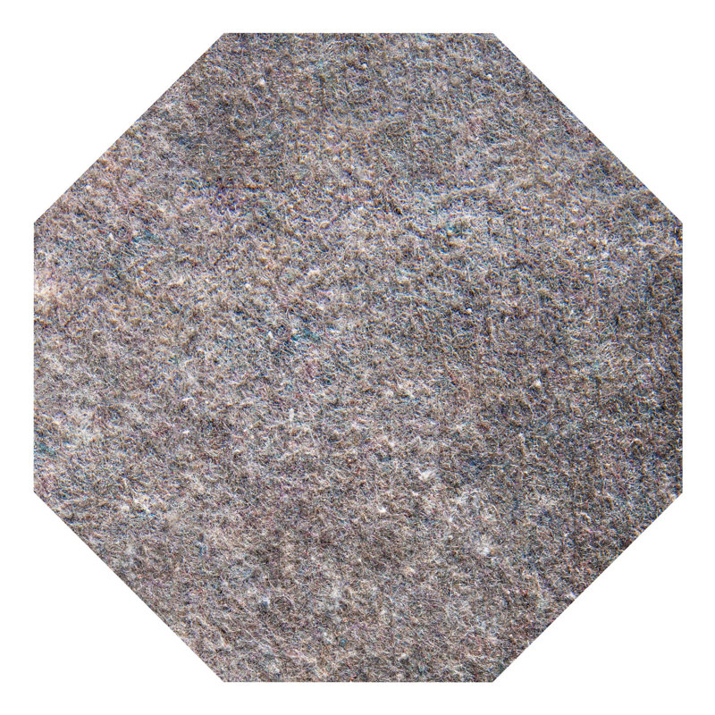 Sous-tapis antidérapant double surface Calliah (0,25 po), Octogone 7 pi 10 po x 7 pi 10 po