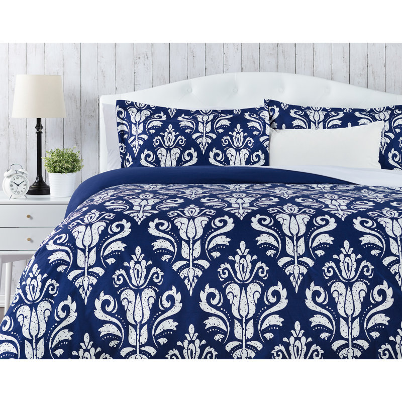 Ensemble de housse réversible pour couette, Housse de couette grand et 2 taies décoratives