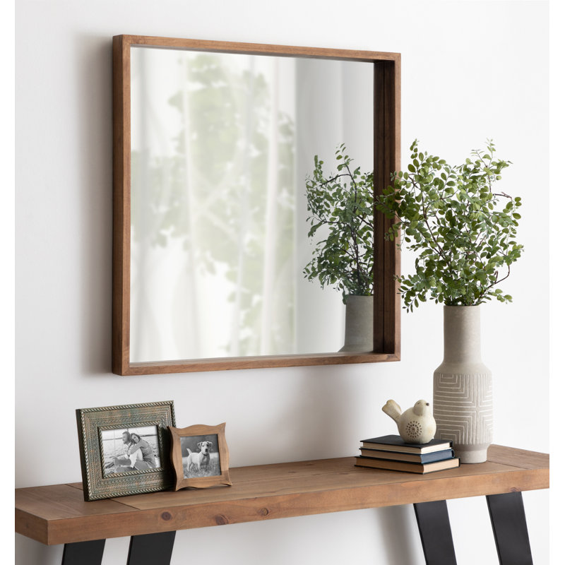 Miroir décoratif Swyn, Brun rustique