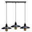 3 - Light Black Kitchen Island Pendant