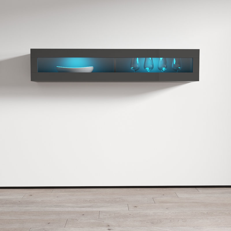 Armoire média flottante grise Type-51 63 "Fly