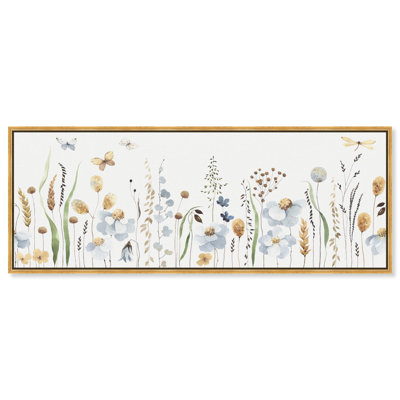 Blissful Spring Wide Panoramic Canvas Wall Art by Art Remedy