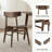 Solid Wood Dining Chair with Curved Seat&Back-295751959