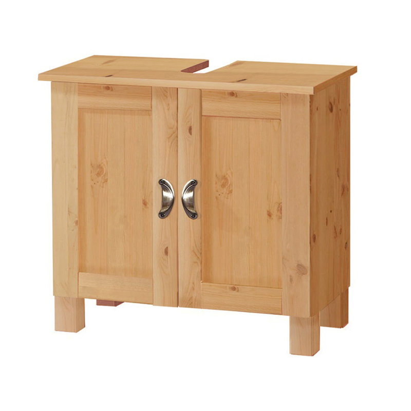 Waco 60cm Single Bathroom Vanity Base Only, Stain Wax