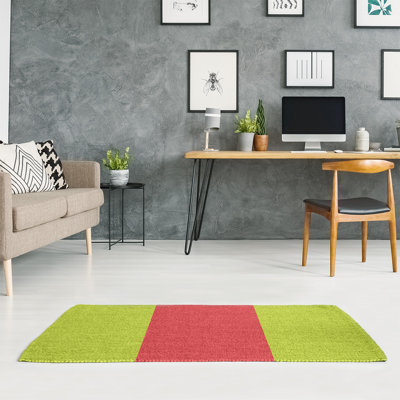 Chenille Striped Indoor Rug