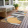 Machine Washable Indoor/Outdoor Cinead ACN1695 Gray Rug