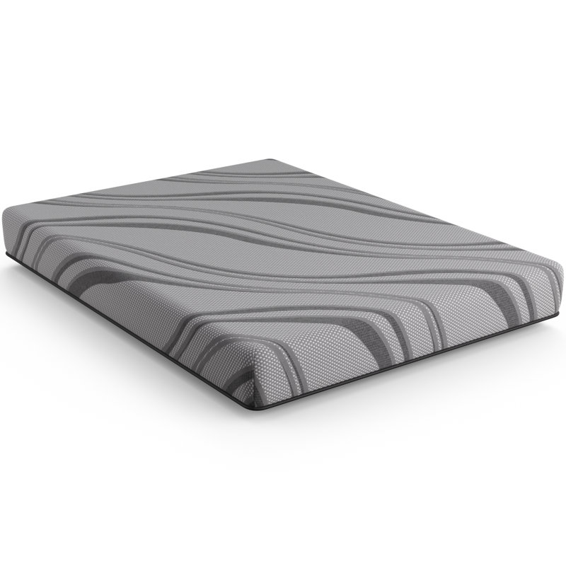 Matelas à sensation moyenne avec mousse viscoélastique gélifiée, 8", Très grand lit