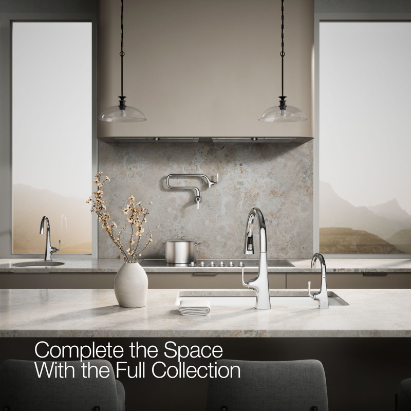 Graze Beverage Faucet, Polished Chrome