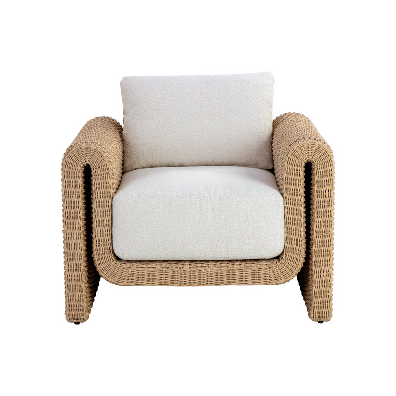 TIBI ARMCHAIR - NATURAL - LOUIS CREAM