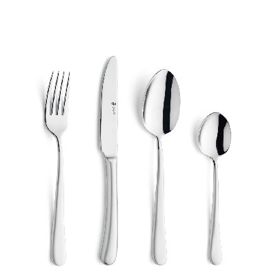 Bali 4 Piece 18/10 Stainless Steel Cutlery Set, Service for 1