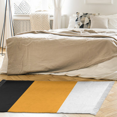 Chenille Striped Indoor Rug