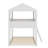 Wood Bunk Bed With Roof, Window, Guardrail-1321897798